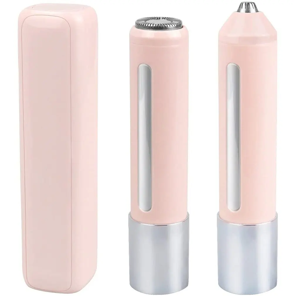 

Shaver Lipstick Press Pop Two In One Electric Shaver Eyebrow Trimming Knife Portable Trimmer Women's Electric Shaver