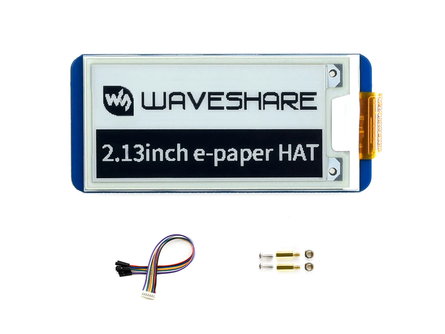Waveshare 2 13 дюйма E Ink Дисплей шапка для Raspberry Pi 4 черный/белый два Цвета электронной