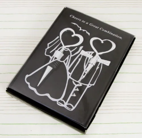 (20 шт./лот = 10 коробок) Свадебные сувениры Золотая пробка для бутылок в форме