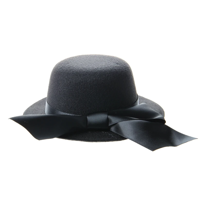 Женская мини-шляпа Вуалетка Burlesque Millinery с бантом-черный | Красота и здоровье