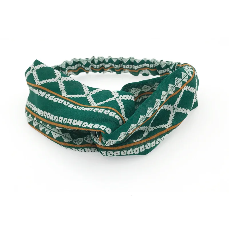 Модный ободок с узлом для волос аксессуары женщин и девушек полосатый головной