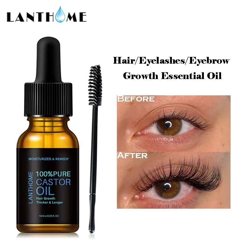 3 шт. чистый Колёсики масло Ресницы Рост Сыворотки для ухода за волосами бровей