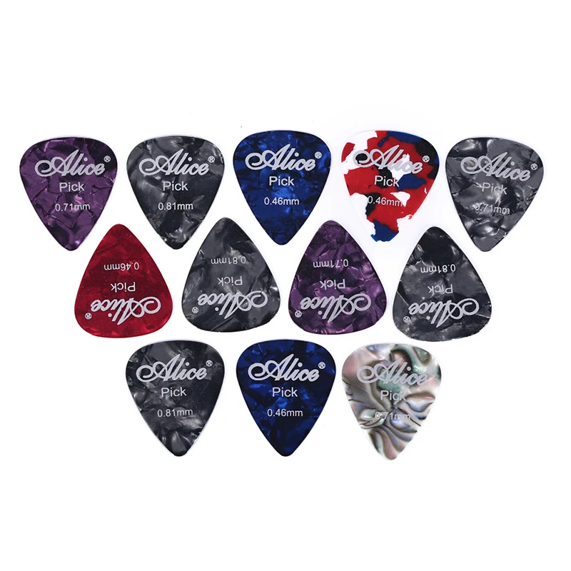 gitarre picks 12 bunte plektrum in einem niedlichen runde metall box akustische elektrische musikalische instrument gitarre pick randomclor free glo