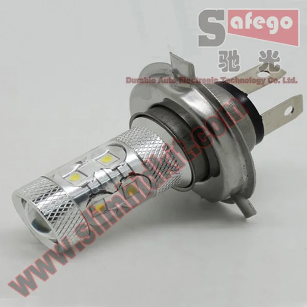 Safego 1 шт. Высокое качество H4 50 Вт светодиодный ные Противотуманные фары