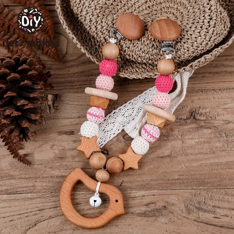 1 шт. деревянный Прорезыватель для зубов и соски | Мать ребенок