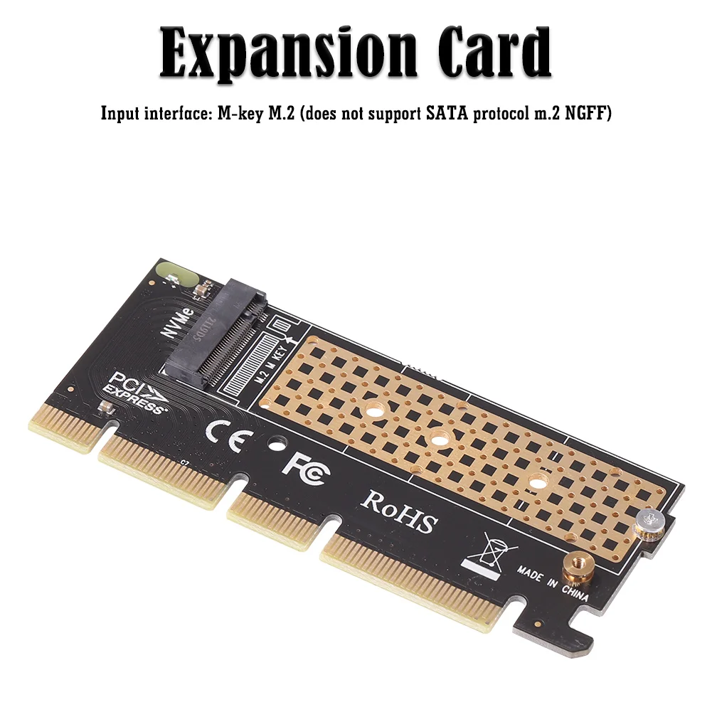 

Computer Accessories NVME M.2 to PCI-E 16X Riser M-key M.2 PCIE X16 Port Adapter Card PC 2230/2242/2260/2280 Expansion Extender