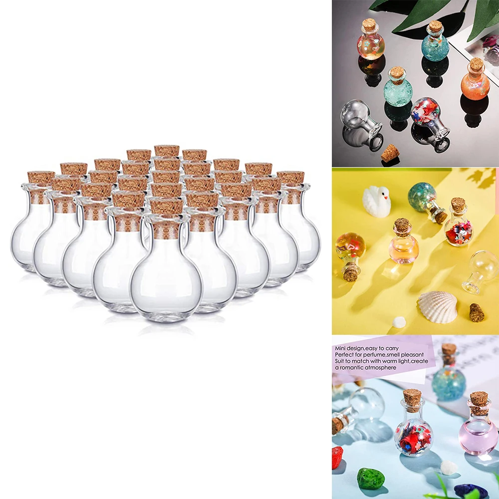 10 шт. стеклянные мини-бутылки | Дом и сад