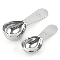 coffee spoon 304 stainless steel spoon with graduated measuring spoon milk powder spoon seasoning spoon kitchen measuring spoon