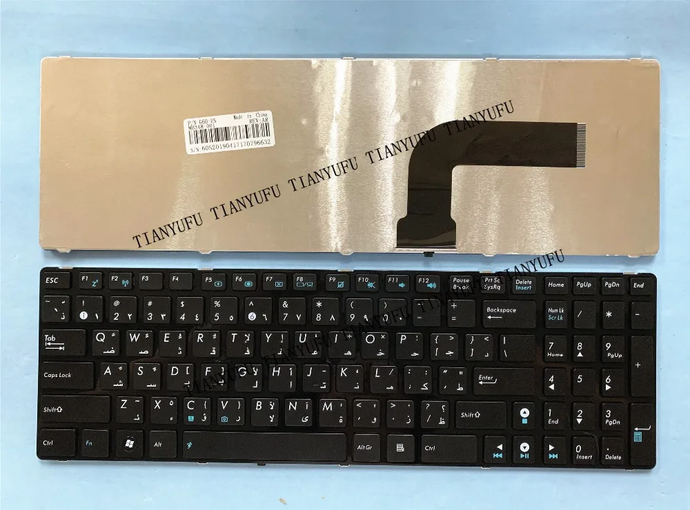 Арабский K53 клавиатура для ASUS K53SV K53E K53SC K53SD K53SJ K53SK K53S AR Клавиатура ноутбука протестирована работы