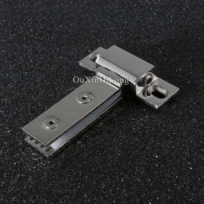 Роскошные бескаркасные петли для стеклянных дверей душа из нержавеющей стали 304 2