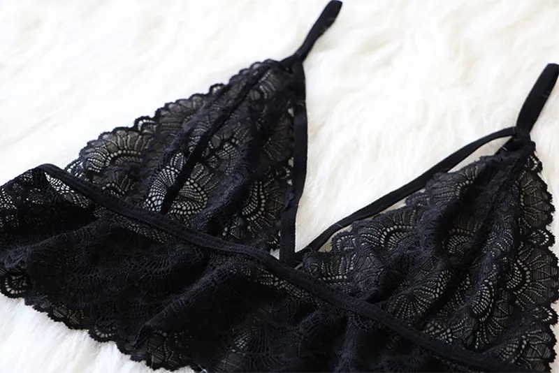 Бюстгальтер женский кружевной прозрачный бюстгальтер без косточек с