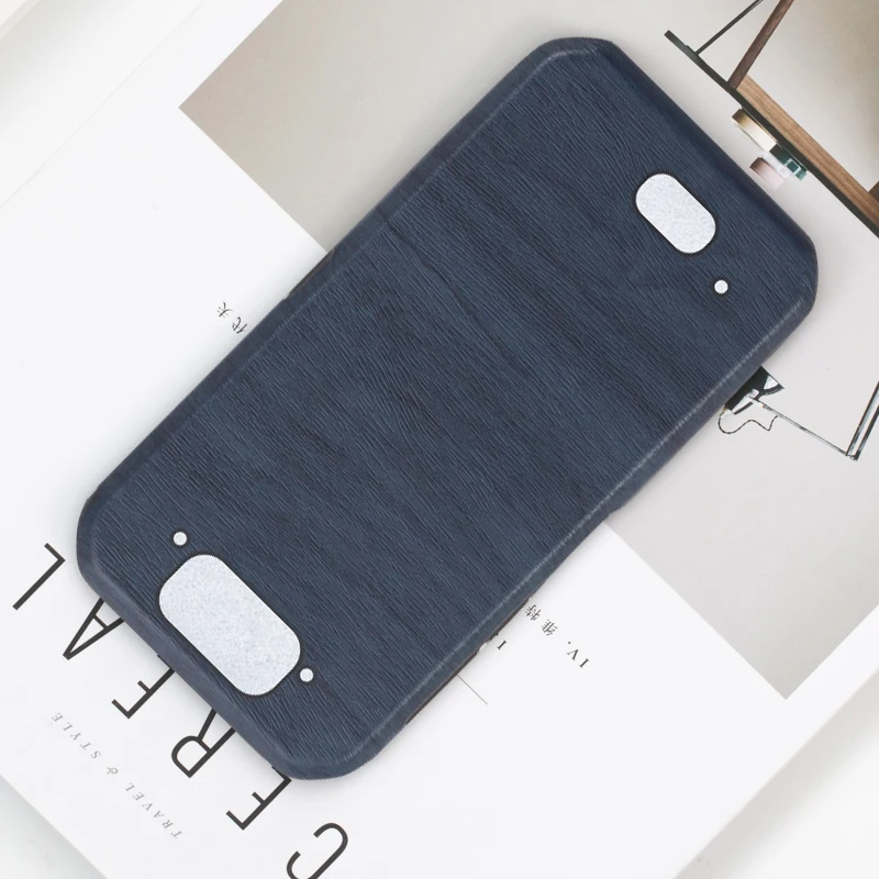 Текстура древесины чехол для телефона из искусственной кожи Blackview BV9500 Pro Мягкий