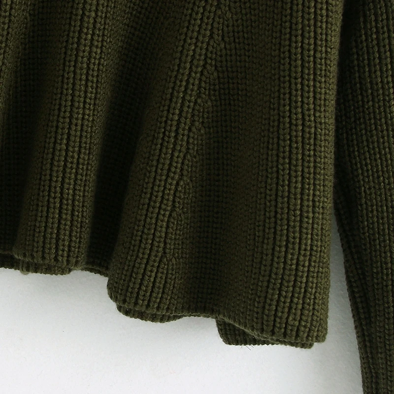 2020 New women fashion patchwork knitting sweater female zipper decoration casual pullover spring chic brand leisure tops S248 | Женская