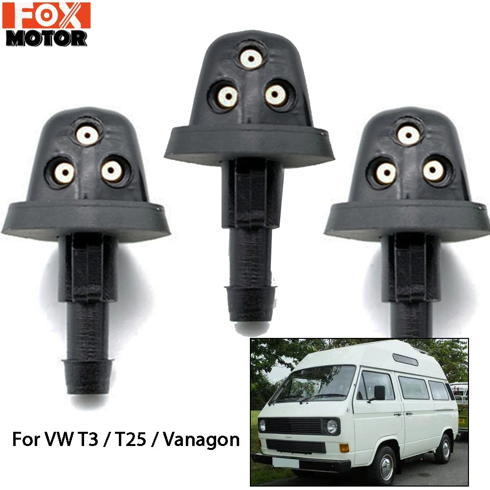 3 шт. спереди и сзади омыватель ветрового стекла струи тройной Омыватель форсунки