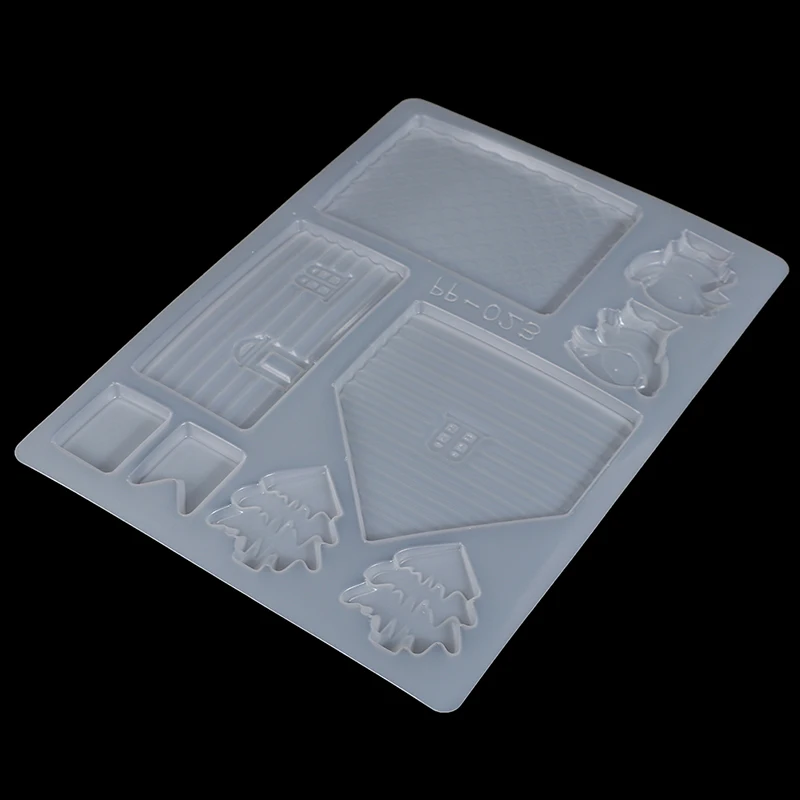 Модные забавные сделай сам Торт Шоколад Рождественский домик форма для конфет