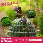 Натуральный водный био-мох шар фильтр для аквариума кристалл красный домик для креветок украшение для аквариума минеральные шары колонизирующий шар