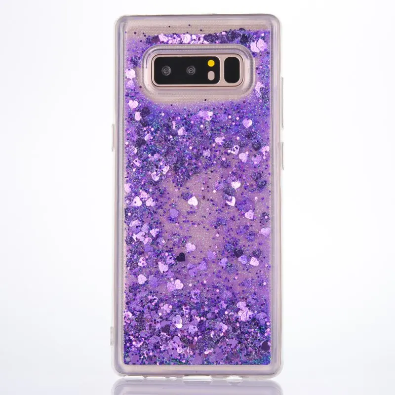 Liquid Case For Samsung Galaxy S10 5G S10e S9 S8 Plus S7 S6 Edge S5 Note 8 9 10 + Glitter Soft Phone Back Cover Coque Etui |