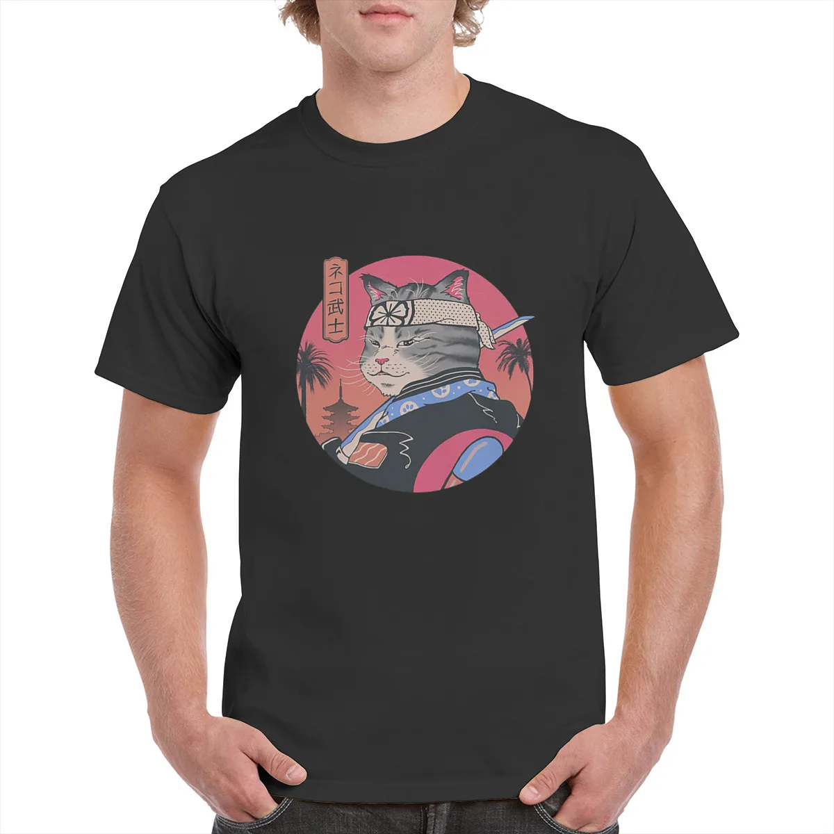 

Catana comic cute T-shirt male Harajuku T-shirt summer hot casual T-shirt brand fashion short-sleeve
