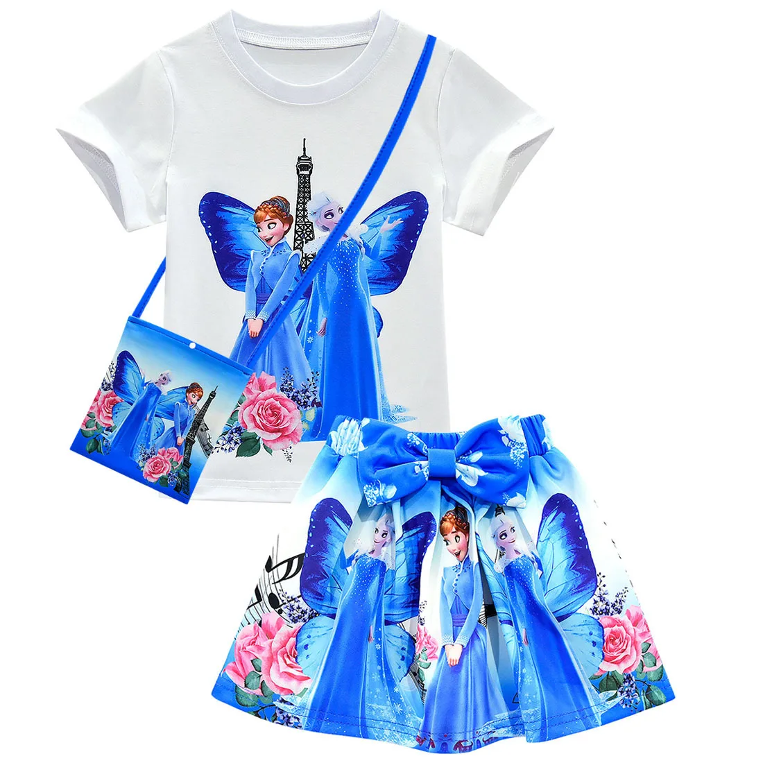Платье для девочек Холодное сердце Disney летняя стильная детская одежда детские