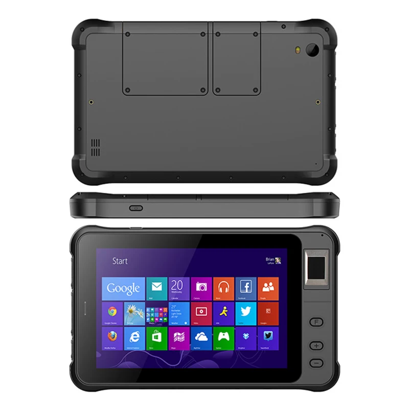 WinPad W75 Industry Rugged IP67 Tablet PC 7 inch 16:10 Display 4G LTE 4GB 64GB Windows 10 2.4G+5.8G Dual Band WiFi Glove Mode