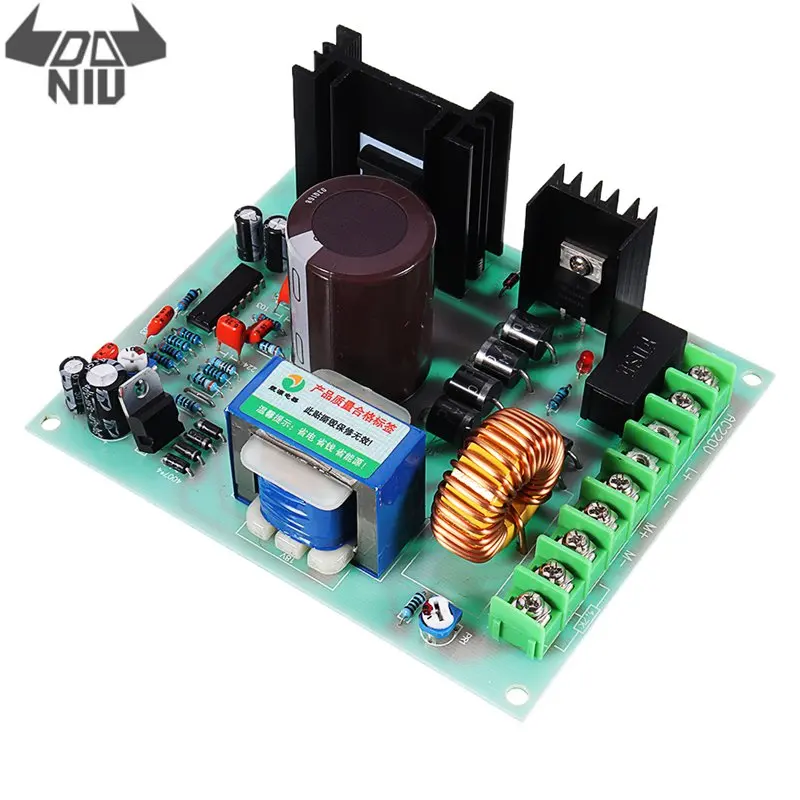 

DANIU LY-820 High Power AC220V Input 0-220V DC Output 1000W DC Motor Spindle Motor Speed Controller Board Stepless Adjustable
