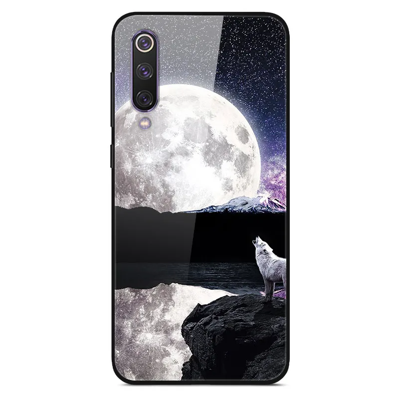Для Xiaomi mi 9 mi 9 SE чехол из закаленного стекла жесткий чехол для телефона для Xiao mi Xiomi mi 9 SE mi 9 T mi 9 T Pro TPU бампер чехол s - Цвет: 50