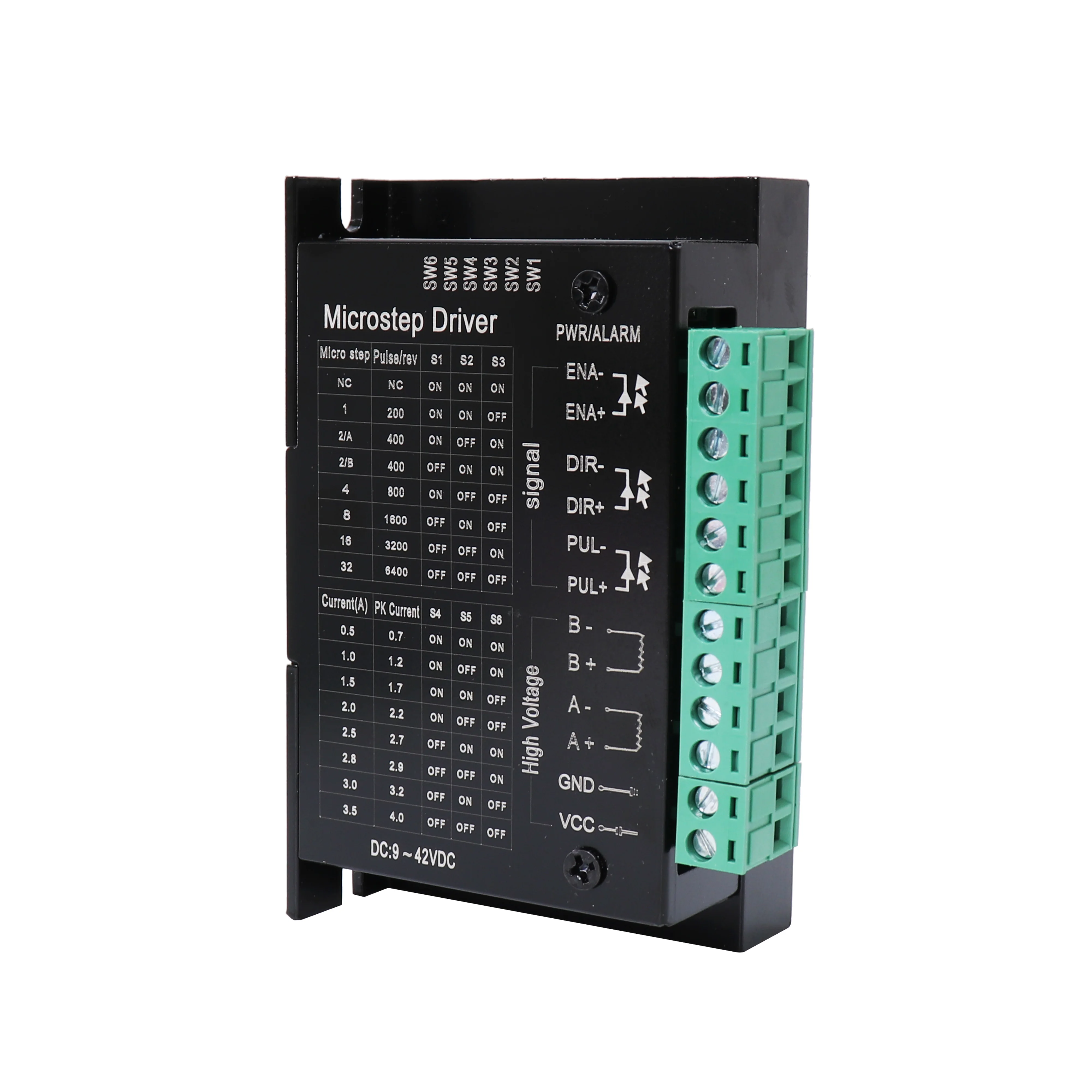 4-проводной двухосевой шаговый двигатель 1 7 а 40 Н. См 42 Nema17 17HS4401S-SZ с драйвером TB6600