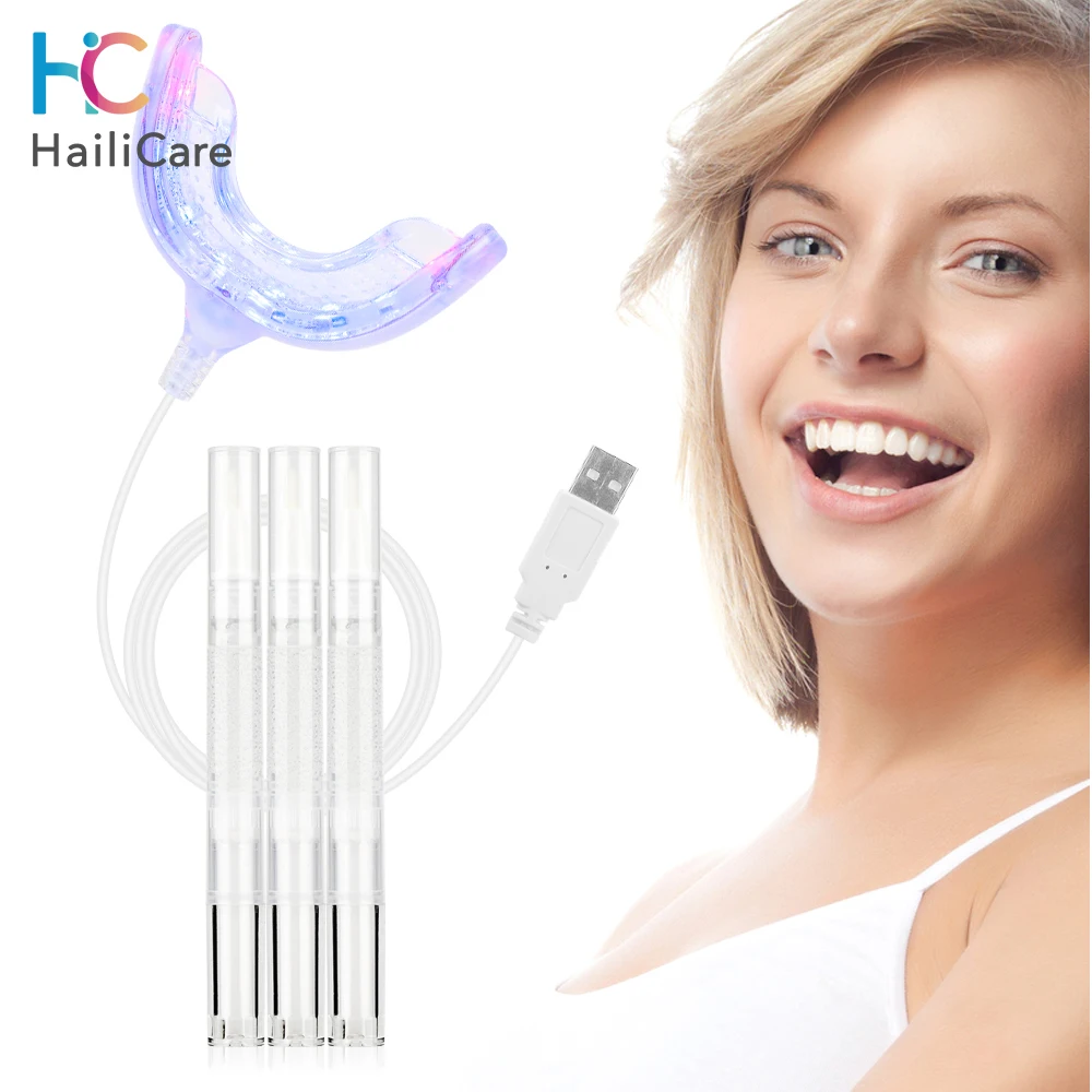 Отбеливание зубов высокопрочный светодиодный синий лазер пероксид система