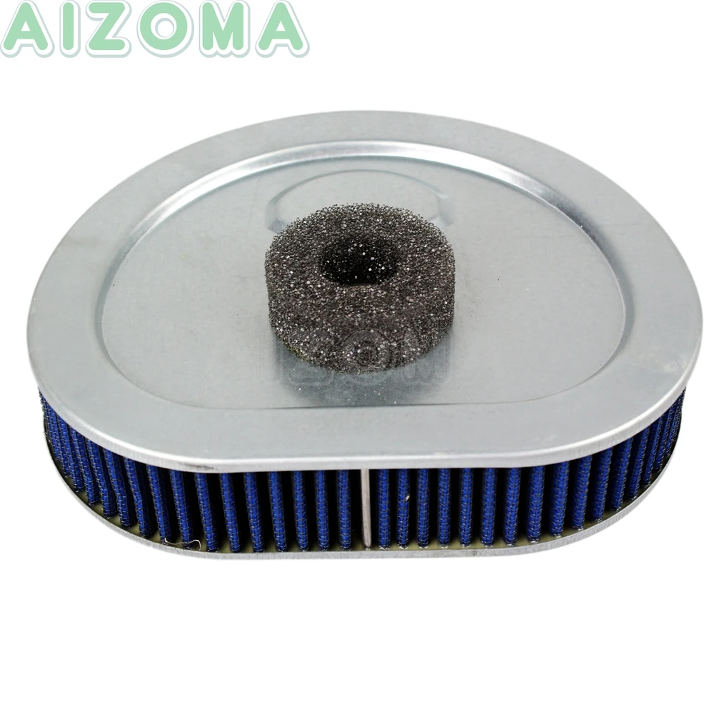 Motorcycle High Flow Air Filter Cleaner Blue for Harley Dyna FXD FXDS Touring Electra Wide Glide Road King 1995-1999 Bad Boy | Автомобили