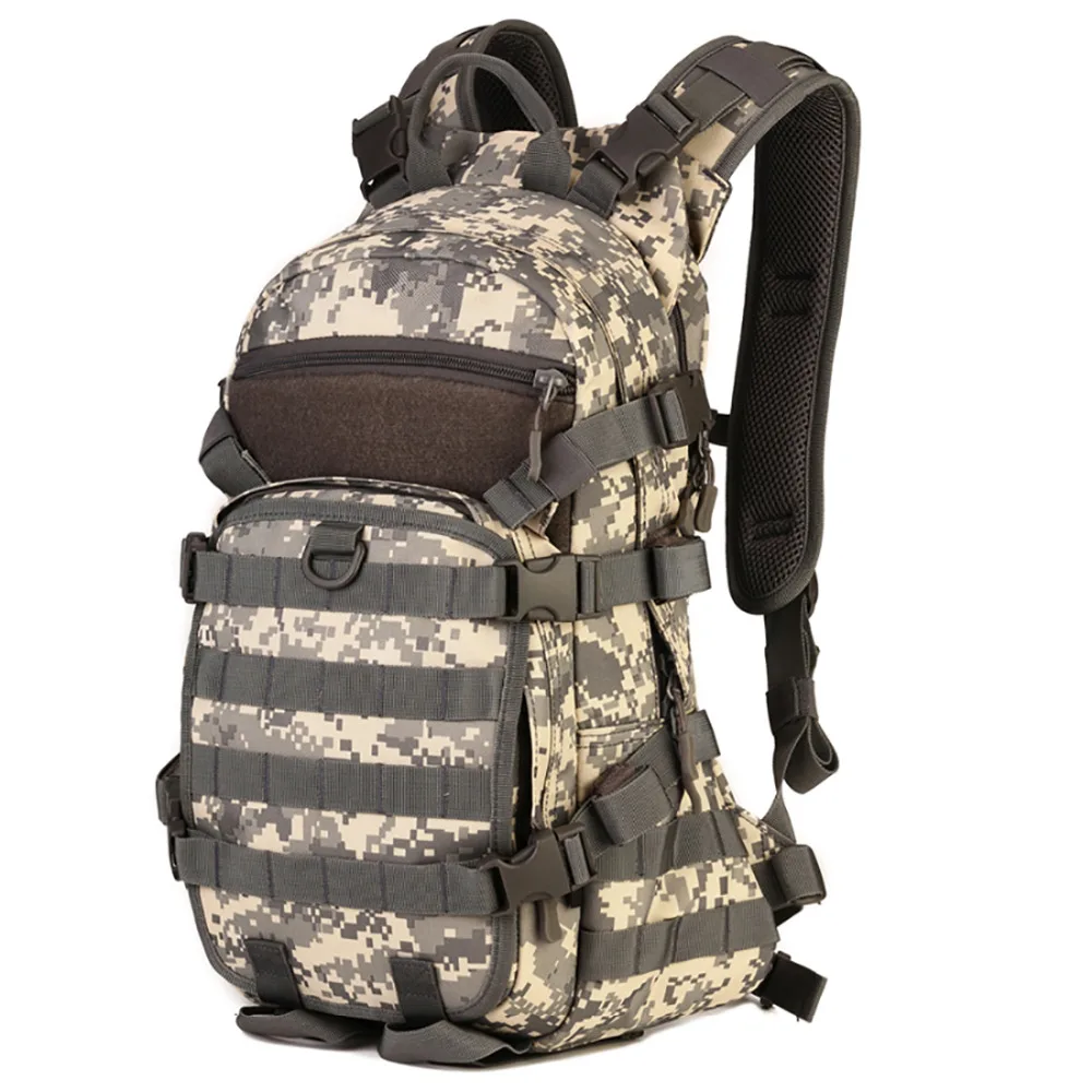 Нейлоновый рюкзак для мужчин вместительная военная сумка ноутбука 25 л с системой