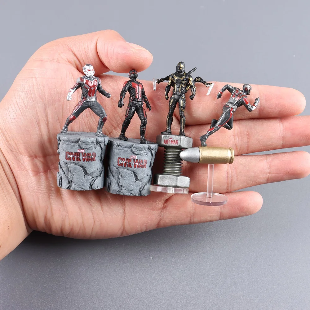 Фигурка человек-муравей из фильма Marvel модель мини желтая куртка летающая статуя