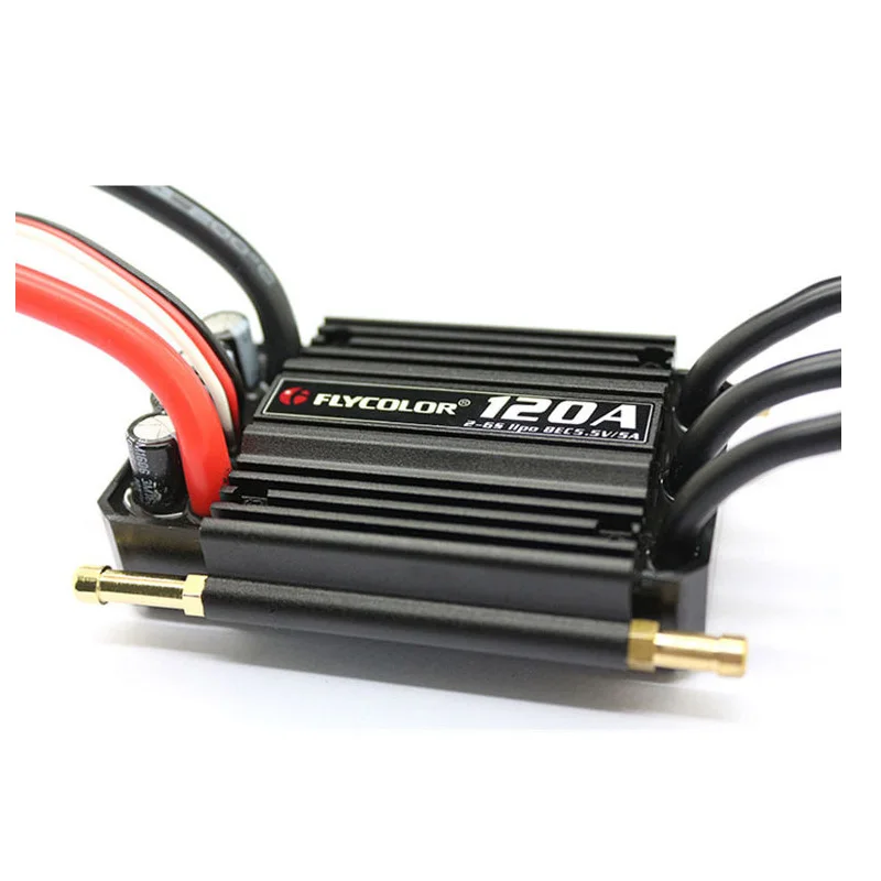 flycolor 50a 70a 90a 120a 150a бесщеточный esc 2 6s rc лодки в