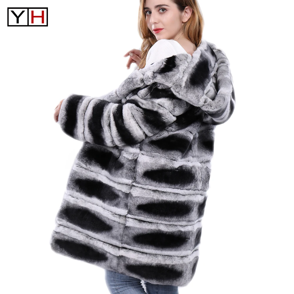 Горячая Распродажа Женская Настоящая Меховая куртка из натуральной Настоящий