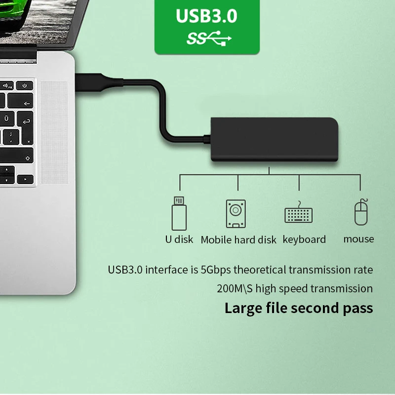 4in1Type-C к HDMI USB2.0 3,0 PD Многофункциональный узловой центр для смартфона компьютера HDTV для Macbook huawei Mate10 20 P20 samsung S8