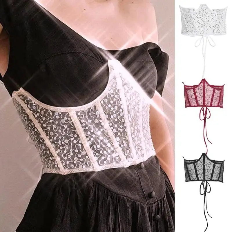 

Lace Straps For Abdomen, Fashion Slim Waistband, Versatile Protection Material Waist and Comfortable Adjustment Soft Girdle V8M0