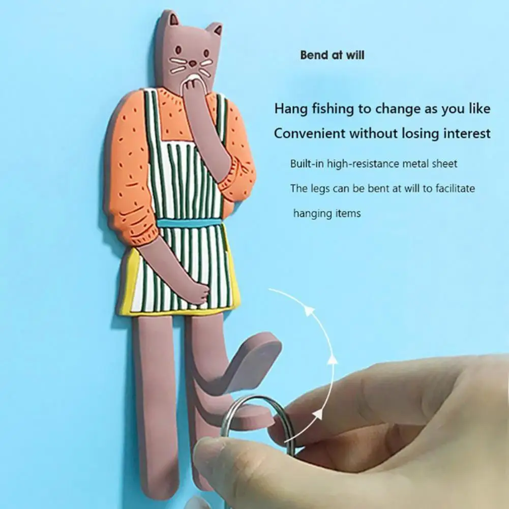 

Widely Applied Magnetic Decorative Cute Cat Magnetic Hooks for Home