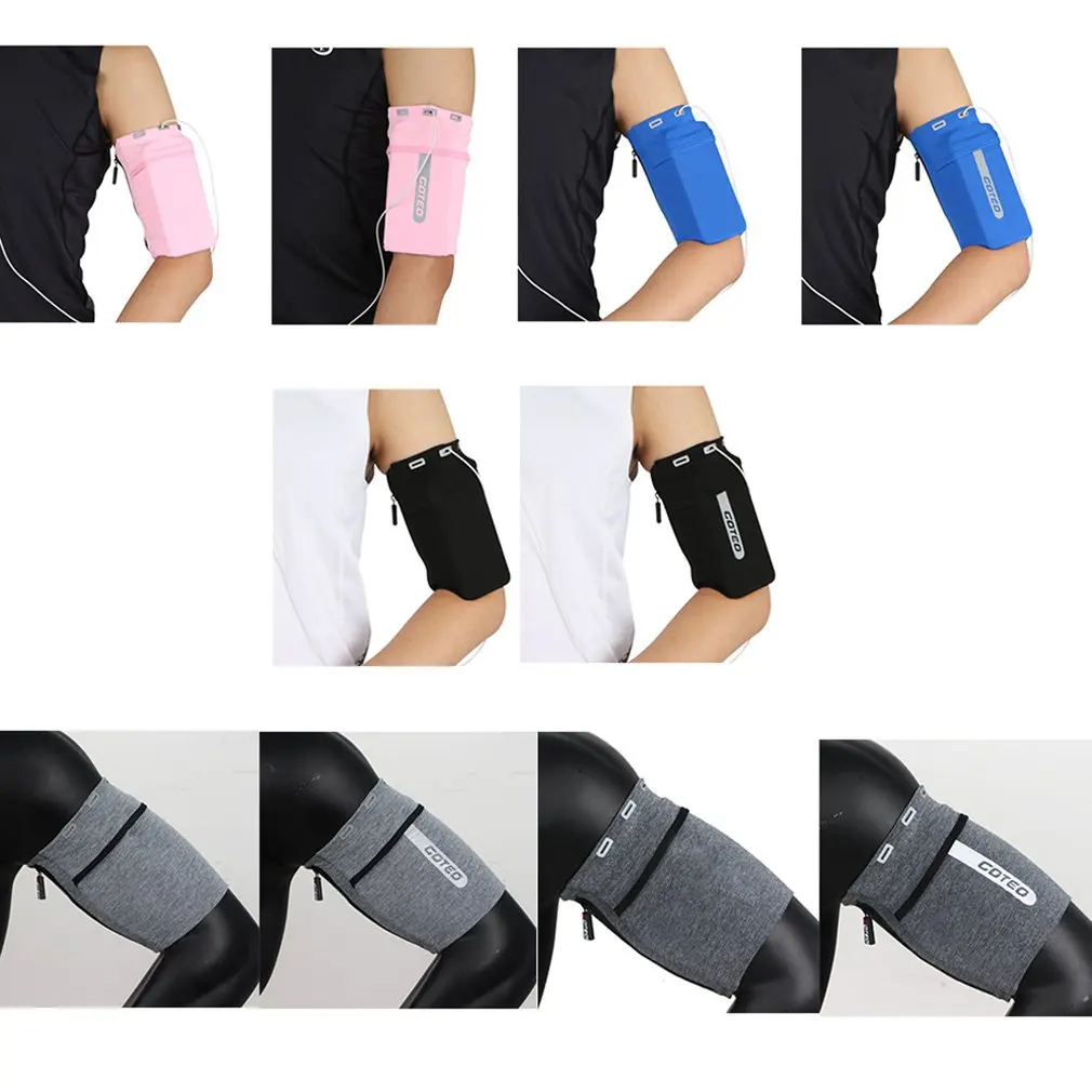 

Running Women Men Arm Bag Practical Anti Slip Exercise Side Bag Stretch Workout Phone Pouch Gym Armband Elastic Fitness Bag L