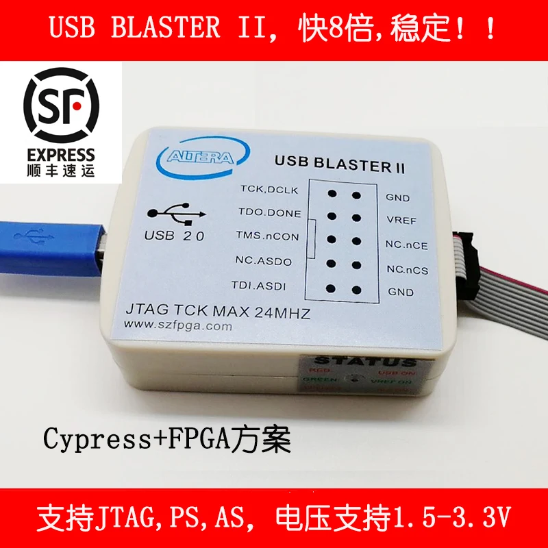 

Altera Downloader Fpga INTEL USB BLASTER II Emulator PL-USB2-BLASTER
