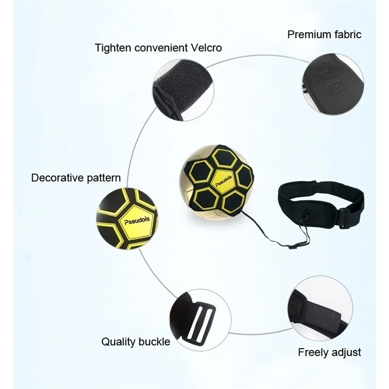 Тренировочный ремень для игры в футбол регулируемый пояс тренировок соло ремни