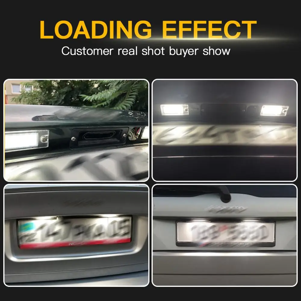 СВЕТОДИОДНЫЙ Автомобильный номерной знак CANBUS для VOLVO V701 2000 2007 XC701 2001 S60 2006 S80 1999 XC90