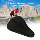 Чехол для велосипедного седла, треугольнаяПрямая, закругленная, задняя подушка из силикагеля для горного велосипеда, удобная противоскользящая частица