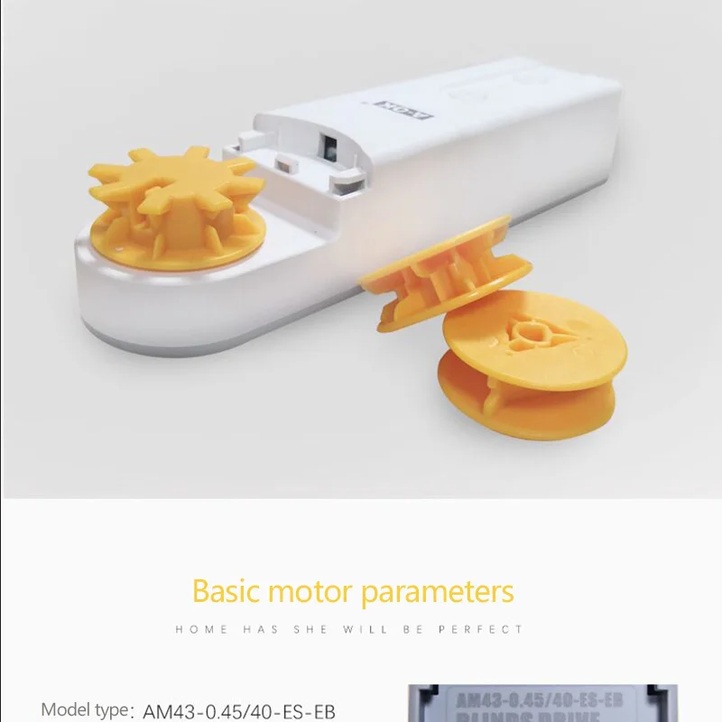 A-OK AM43 Aoke electric curtain motor smart phone app control electric roller blinds roman curtain soft curtain