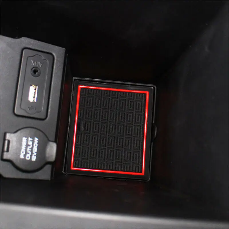 19 шт двери автомобиля канавка коврики Нескользящие резиновые ворота Слот Кубок