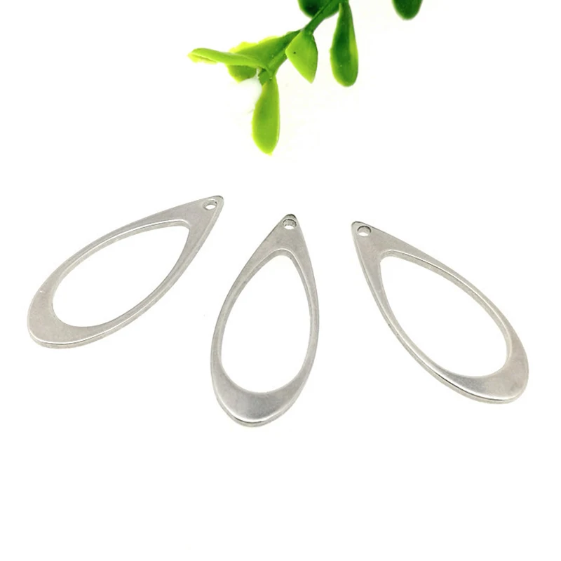 10 шт./лот серьги-капли из нержавеющей стали соединители для изготовления