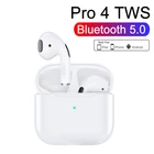 Новинка, беспроводные наушники TWS Pro 4 Bluetooth 5,0, TWS наушники-вкладыши, спортивные стерео беспроводные наушники-вкладыши, гарнитура 4 поколения Pro4