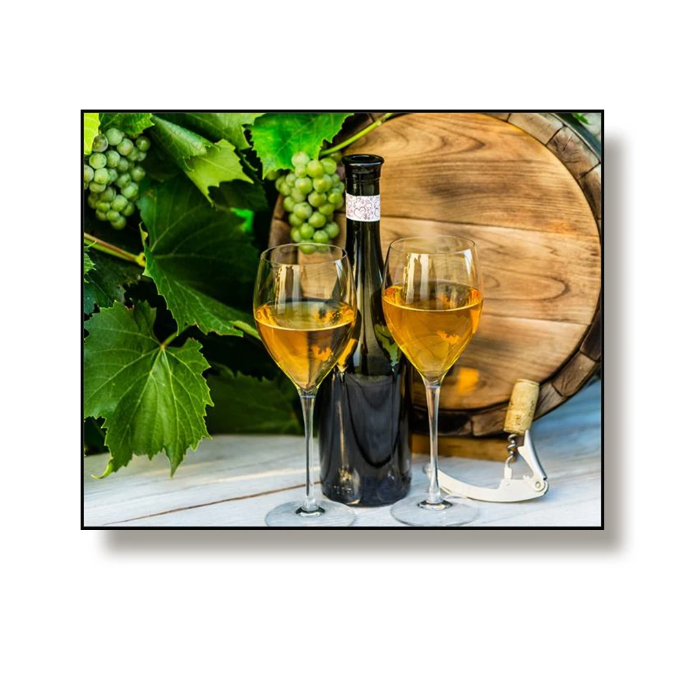 Laeacco стеклянная еда для ресторана кофе кухня холст картина Постер и печать на