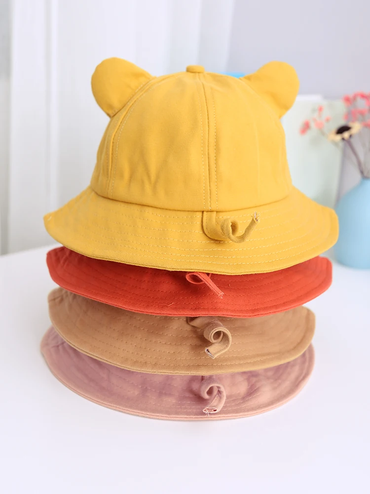 Детская Панама весенне Осенняя шапка для мальчиков и девочек Корейская