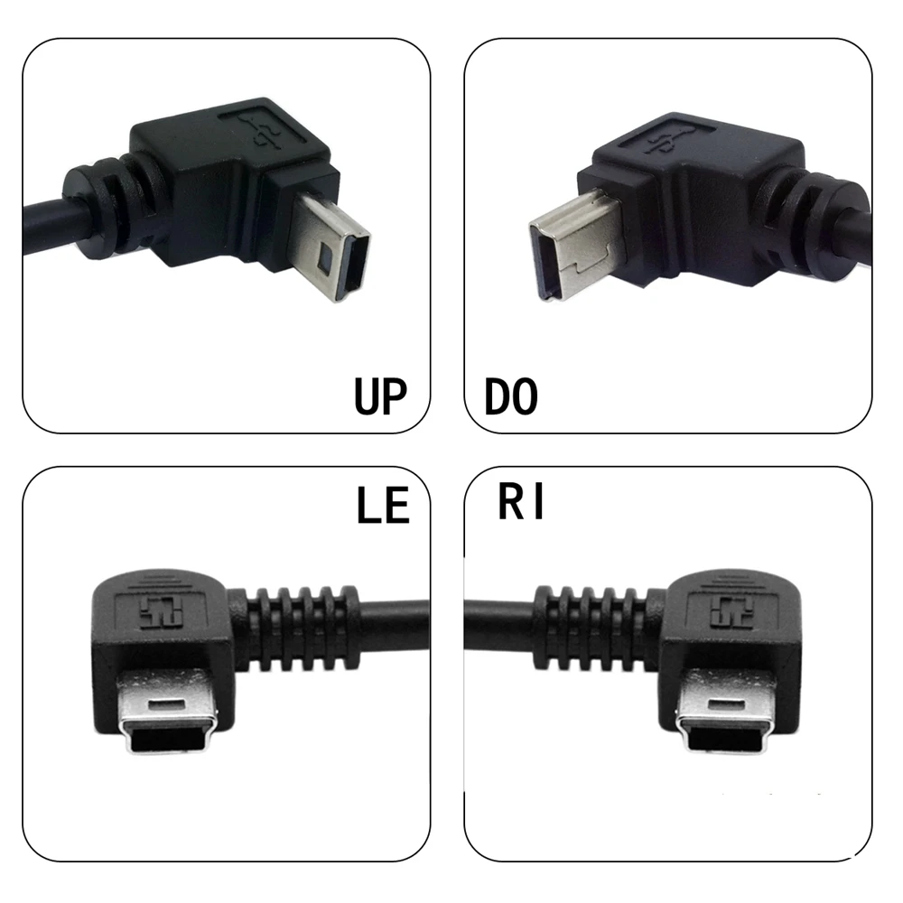 Тест перед отправкой USB A гнездо в Mini B Мужской кабель адаптер 5P OTG V3 порт для
