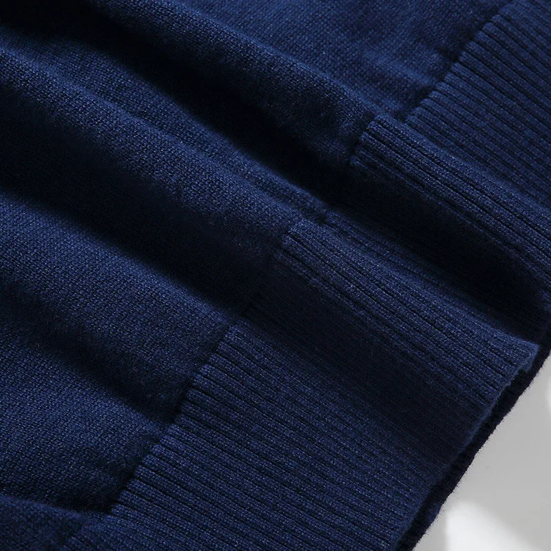 

Men 100% Cotton Solid Sweater V Neck Casual Male Vest Sweater Men Pullover Knitted Sleeveless Sweater M-3XL