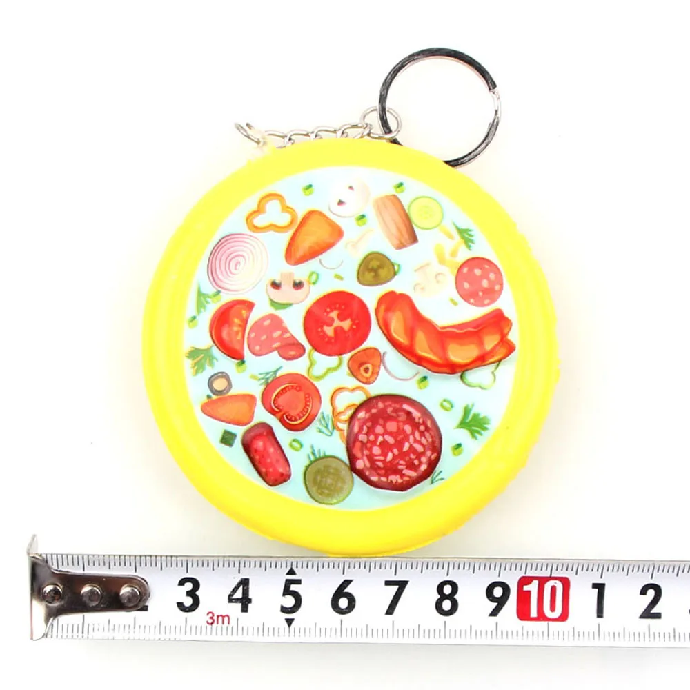 

Kawaii Simulated Pizza Squeeze Toy Stress Reliever Fidget Toys Keychain Scented Super Slow Rising Squeeze Toy Jouet